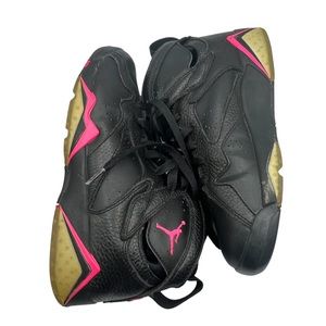 Air Jordan 7 Retro GG Big Kid's Shoes Black/Hyper Pink 5Y